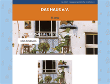Tablet Screenshot of dashaus-kindheit.de
